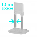 PREMTOOL Tile Levelling System Tall Clip 1.5mm Spacer x100 TLS-C15L