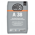 Product Ardex A38 Ultra Rapid Drying Cement For Internal & External Screeds 25kg Grey