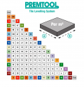 PREMTOOL Tile Levelling System Tall Clip 2mm Spacer x100 TLS-C20L