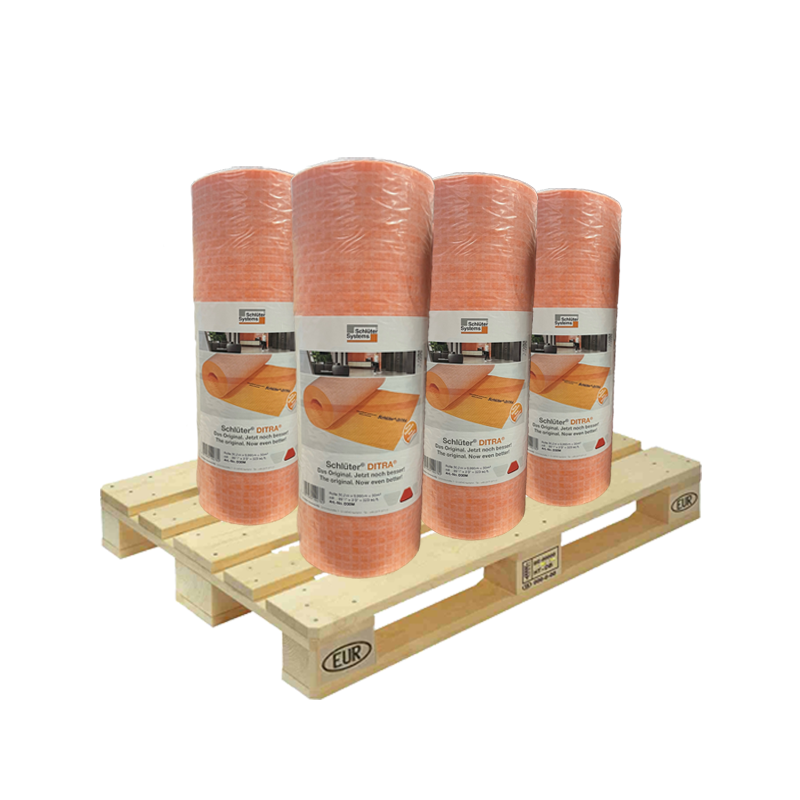 Schluter DITRA 25 Uncoupling Membrane Pallet of 6 x 30m² Rolls