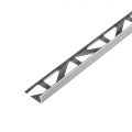 Product Dural DUROSOL Straight Edge High-Gloss Polished Stainless Steel Tile Trim 2.5m