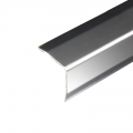 Product Genesis Polished Chrome Aluminium Edge Protector 20mm x 20mm 2.5m EAA