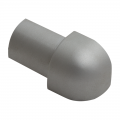 Product Matt Silver Round Edge External Corners EAC 2 Pack 8mm - 12mm