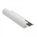 Genesis White Powder Coated Round Edge Tile Trim EAQ 6mm - 12mm