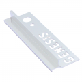 Product Genesis Polished Chrome Internal Square Edge Tile Trim EIK 2.5m