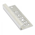 Product Genesis 316 Grade Stainless Steel Square Edge Tile Trim EQQ 2.5m