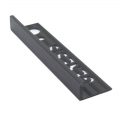 Product Genesis Plastic Straight Edge Tile Trim Black ESP 2.5m
