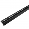 Dural SHOWER-GK GLAS FLOOR Stainless Steel Left Facing Glass Carrier Profile Matt Black