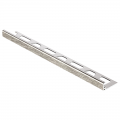 Product Schluter JOLLY-ACGB Straight Edge Brushed Chrome Anodised Aluminium Tile Trim 2.5m