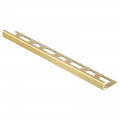Schluter JOLLY-AM Straight Edge Matt Brass/Gold Anodised Aluminium Tile Trim 2.5m
