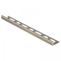 Product Schluter JOLLY-AT Straight Edge Matt Titanium Anodised Aluminium Tile Trim 2.5m