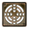 Product Schluter KERDI-DRAIN Stainless Steel Bronze Finish Grate Design 1 CLASSIC With Screws
