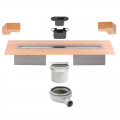 Product Schluter KERDI-LINE-H 50 G2 V4A Stainless Steel Linear Drainage Set With Odour Trap Horizontal (Choice of size)