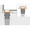 Schluter KERDI-LINE-VS DN50 Linear Drain Vertical / Horizontal Pipework