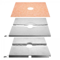 Schluter KERDI-SHOWER-TC Two Part Shower Tray with Levelling Board KSTC