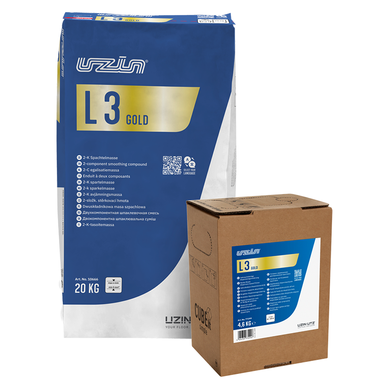 UZIN L3 GOLD Moisture Control Rapid Drying 2-Part Smoothing Compound 20kg