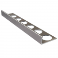 Product PREMTOOL Contract Metal Straight Edge Matt Rose Aluminium Tile Trim 2.5m
