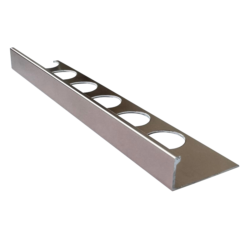 PREMTOOL Contract Metal Straight Edge Bright Rose Aluminium Tile Trim 2.5m