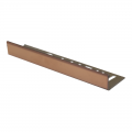 Product PREMTOOL Straight Edge Polished Rose Copper Stainless Steel Tile Trim SSE 2.5m