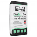 Ultra Tile ProEco Gel Standard Setting Thixotropic Flexible S1 Tile Adhesive White 20kg