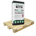 Product Ultra Tile ProEco Gel Standard Setting Thixotropic Flexible S1 Tile Adhesive White 20kg Half Pallet (25 Bags Tail Lift)