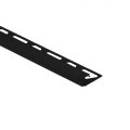 Product Schluter QUADEC-AC Color Coated Aluminium Square Edge Matt Graphite Black Tile Trim 2.5m