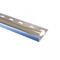 Product PREMTOOL Contract Metal Round Edge Polished Silver Aluminium Tile Trim 2.5m