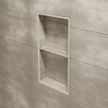 Schluter SHELF-N-S1 Trendline Textured Aluminium Floral Design Tile In Shelf (Choice Of Colour)