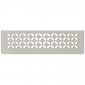 Schluter SHELF-N-S1 Trendline Textured Aluminium Floral Design Tile In Shelf (Choice Of Colour)