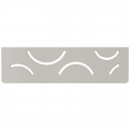 Product Schluter SHELF-N-S1 Trendline Textured Aluminium Curve Design Tile In Shelf (Choice Of Colour)