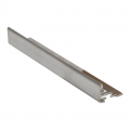 Product Genesis Straight Edge Polished Stainless Steel Tile Trim ESS 2.5m