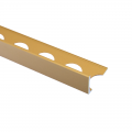 Product PREMTOOL Contract Metal Straight Edge Matt Gold Aluminium Tile Trim 2.5m