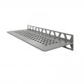 Product Schluter SHELF-W-S1 Brushed Stainless Steel Square Design Tile In Shelf