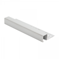 Product Genesis Square Edge Contour Matt Silver Aluminium Tile Trim TDG 2.5m