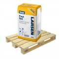 Product Larsen Trade Fast Set C1 Cement-Based Adhesive Grey 20kg Half Pallet (24 Bags Tail Lift)