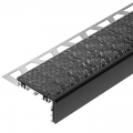 Product Schluter-TREP-V 60 Joint Grey Anodised Aluminium Stair Nosing Profile 2m