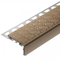 Product Schluter-TREP-V 60 Light Beige Anodised Aluminium Stair Nosing Profile 2m