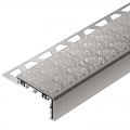 Product Schluter-TREP-V 60 Stone Grey Anodised Aluminium Stair Nosing Profile 2m