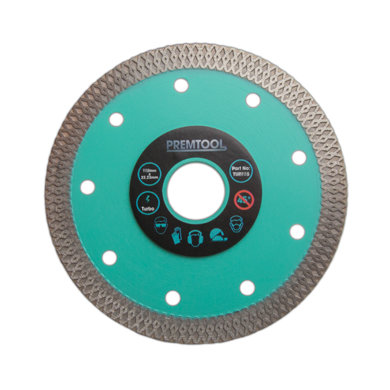 PREMTOOL Turbo Fastline 125mm x 22.2mm Diamond Blade TUR125